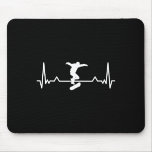 Tapis De Souris Ligne de rythme de skateboard Cadeau amusant