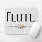 Tapis De Souris Ligne décorative Flute (Avec souris)