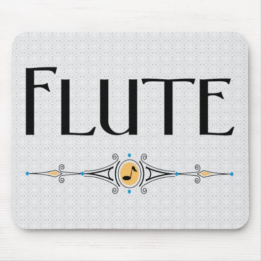 Tapis De Souris Ligne décorative Flute (Devant)