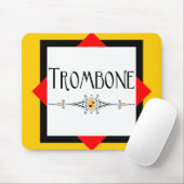 Tapis De Souris Ligne décorative Trombone (Avec souris)