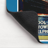 Tapis De Souris Ligne d'étoile blanche (Coin)