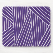Tapis De Souris Ligne vintage blanche et violette (Devant)
