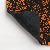 Tapis De Souris Lignes Abstraites - Orange (Coin)