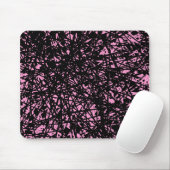 Tapis De Souris Lignes Abstraites - Rose (Avec souris)