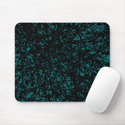 Tapis De Souris Lignes Abstraites - Vert mousse (Avec souris)