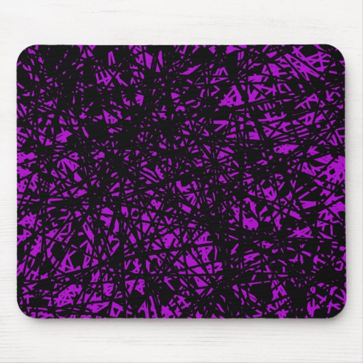 Tapis De Souris Lignes Abstraites - Violet (Devant)