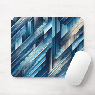 Tapis De Souris Lignes Bleues De Mouvement