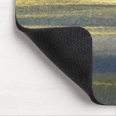 Tapis De Souris Lignes Bleues Or Mousepad (Coin)