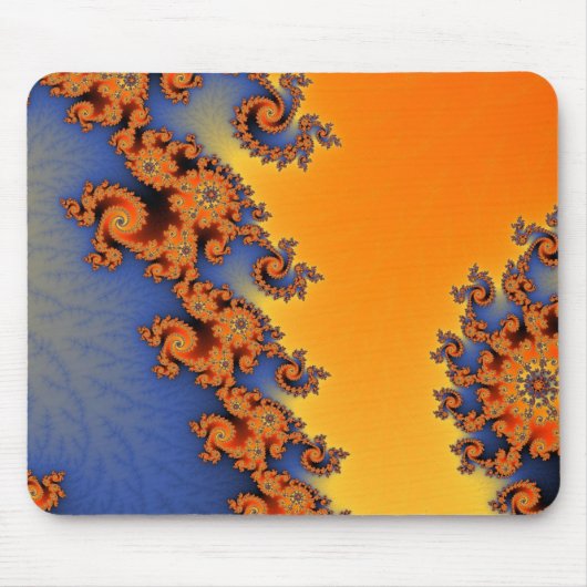Tapis de souris Lignes Chaud Froid (Devant)