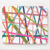 Tapis De Souris Lignes colorées (Devant)