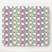 Tapis De Souris Lignes colorées Pastel MCM (Devant)