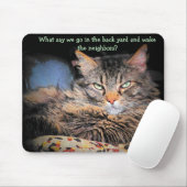 Tapis De Souris Lignes de prise en charge de chats incorrectes #2 (Avec souris)