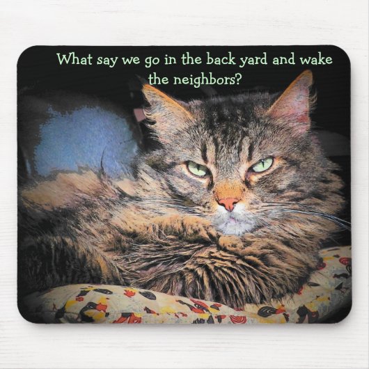 Tapis De Souris Lignes de prise en charge de chats incorrectes #2 (Devant)