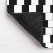 Tapis De Souris Lignes d'illusion optique Carré noir (Coin)