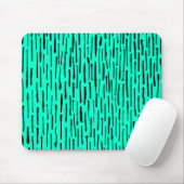 Tapis De Souris Lignes encrées - Turquoise (Avec souris)