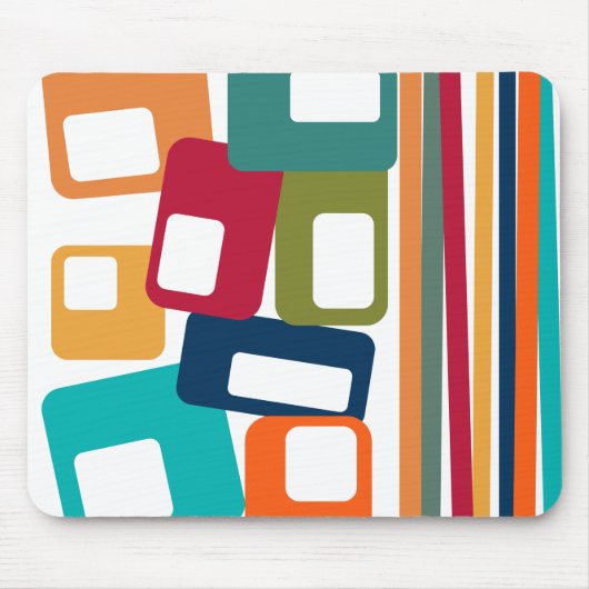 Tapis De Souris Lignes et Rectangles (Devant)