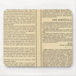 Tapis De Souris Lignes ferroviaires Union et Central Pacific