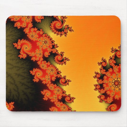 Tapis de souris Lignes flamboyantes (Devant)
