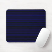 Tapis De Souris Lignes minimales bleues (Avec souris)