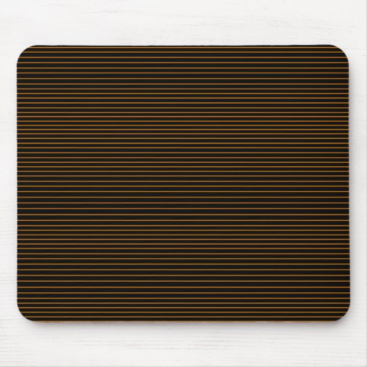 Tapis De Souris Lignes minimales orange (Devant)