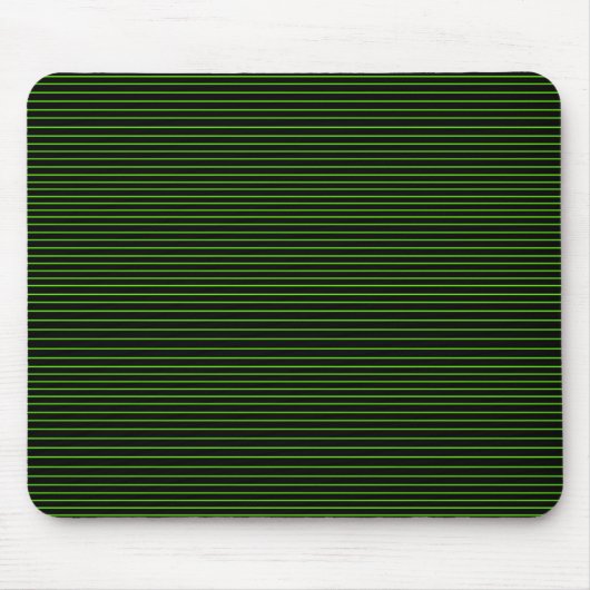 Tapis De Souris Lignes minimales vertes (Devant)