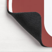 Tapis De Souris Lignes Mousepad (rouge sur le blanc) (Coin)
