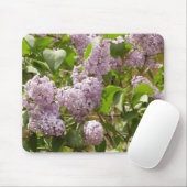 Tapis De Souris Lilac Bush Belles fleurs de printemps violettes (Avec souris)