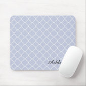 Tapis De Souris Lilac et Quatrefoil blanc (Avec souris)