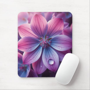 Tapis De Souris Lilac Floral rose et violet