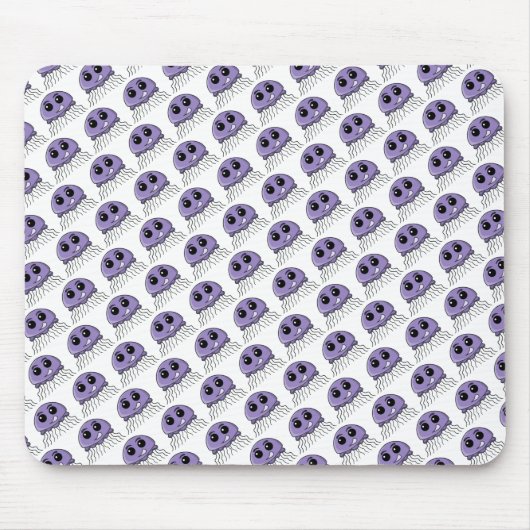 Tapis De Souris Lilac Jellyfriend Cartoon (Devant)