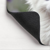 Tapis De Souris Lilac Laurel Sur White Kitten (Coin)
