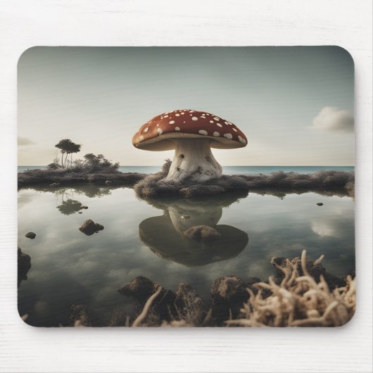 Tapis De Souris L'île aux champignons de Dali (Devant)