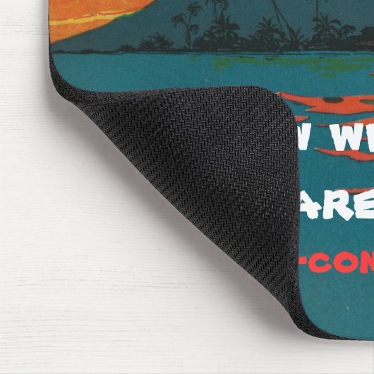 Tapis De Souris L'île confidentielle a l'histoire (Coin)