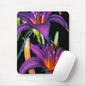 Tapis De Souris Lillies coloré (Avec souris)