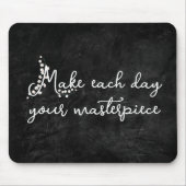 Tapis De Souris Lily de la vallée avec citation (Devant)