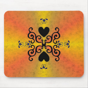 Tapis De Souris Lily et le coeur - verrue