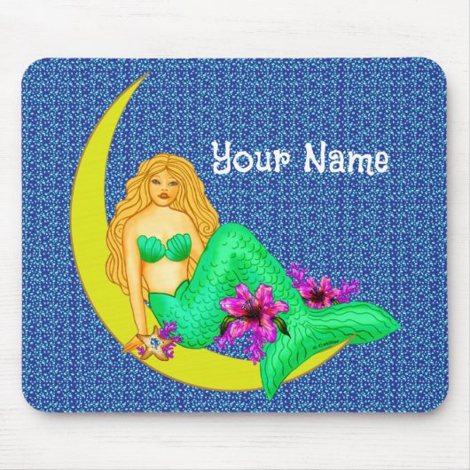 Tapis De Souris Lily Moon Mermaid mousepad (Devant)