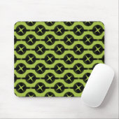 Tapis De Souris Lime Vert Cercles rares Mousepad (Avec souris)