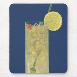 Tapis De Souris Limonade ou soda aux fruits vintage, boissons