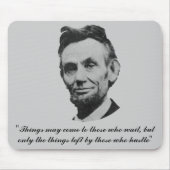 Tapis De Souris Lincoln - hâte (Devant)