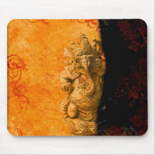 Tapis De Souris L'Inde dans le mousepad d'or