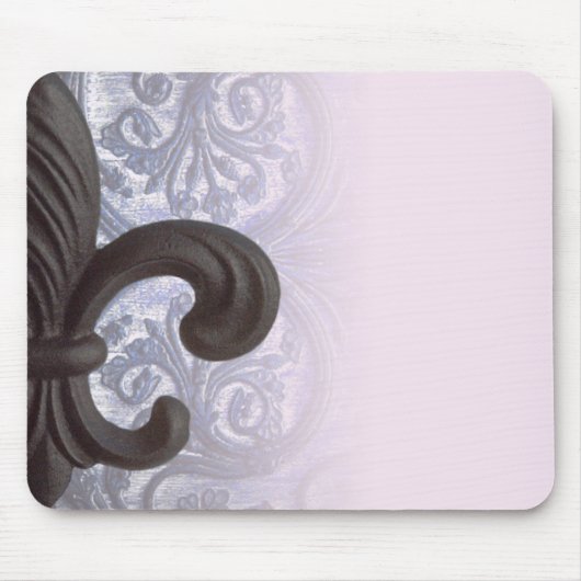 Tapis De Souris l'indigo/s'est levé mousepad de "iron fleur de (Devant)