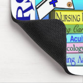 Tapis De Souris L'INFIRMIÈRE AIMENT LE PLUS DUR JAMAIS Mousepad (Coin)