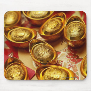 Tapis De Souris Lingots chinois d'or