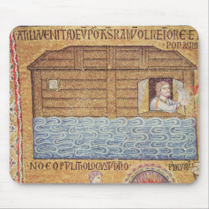 Tapis De Souris L'inondation, de l'oreillette, coordonnée de Noé