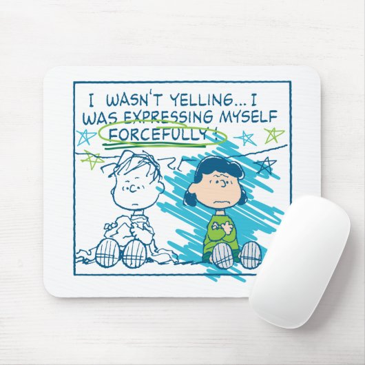 Tapis De Souris Linus & Lucy "Je ne hurlais pas..." (Avec souris)