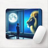 Tapis De Souris Lion (Avec souris)
