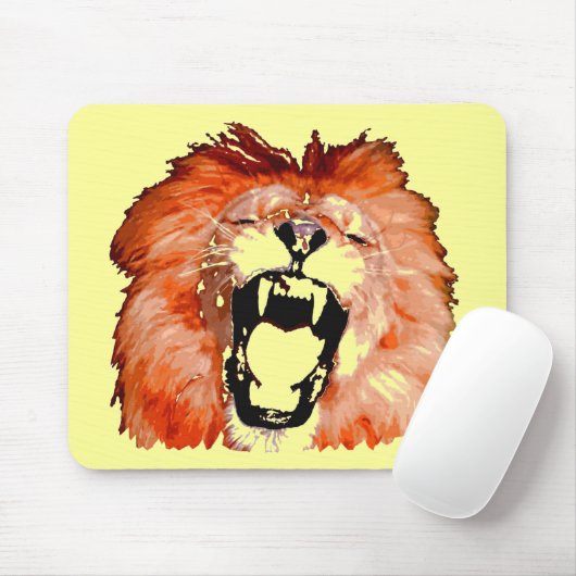 Tapis De Souris Lion (Avec souris)