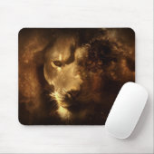 Tapis de souris Lion (Avec souris)