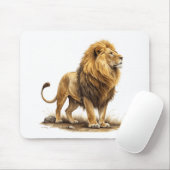 Tapis De Souris Lion (Avec souris)